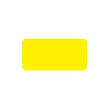 ASP File Right Color-Code Blank Labels, 500 Per Roll: Yellow Pk 384-Yellow